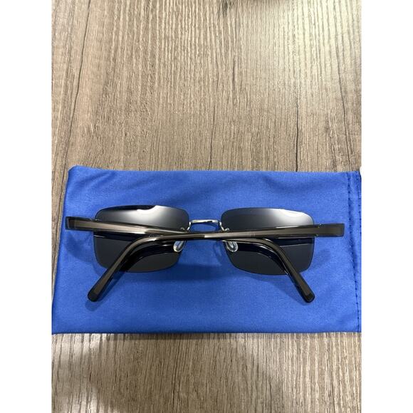 Kazuo Kawasaki MP 710 140 Rimless Eyeglasses Frames Color Black Japan - Picture 2 of 5